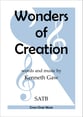 Wonders of Creation SATB choral sheet music cover